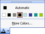 Font color