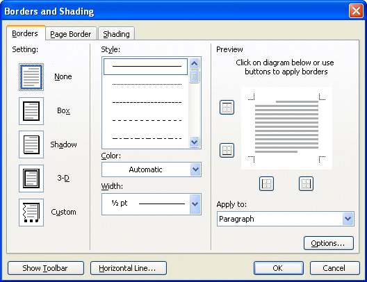 Border window