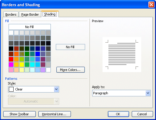 Shading window