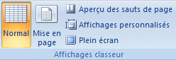 Excel 2007: Affichage-Affichage workbook
