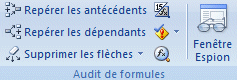 Excel 2007 : Formules - Audit de formules