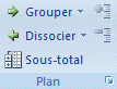 Excel 2007: Donnée-Plan