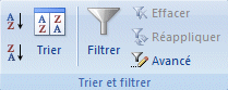 Excel 2007:Data-Sort and Filter