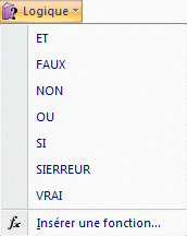 Excel 2007 : Formules - logique