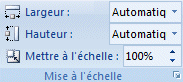 Excel 2007 : Mise à l'échelle