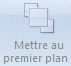 Excel 2007 : Mise en page-mettre en promier plan