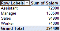 Excel 2007 : Tableau croisé dynamique avec la description d'un champ