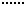Line(feature) of points