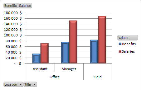 Excel 2010 PivotChart
